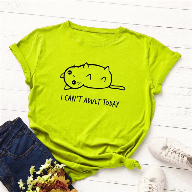 Women's Alien Cat T Shirt