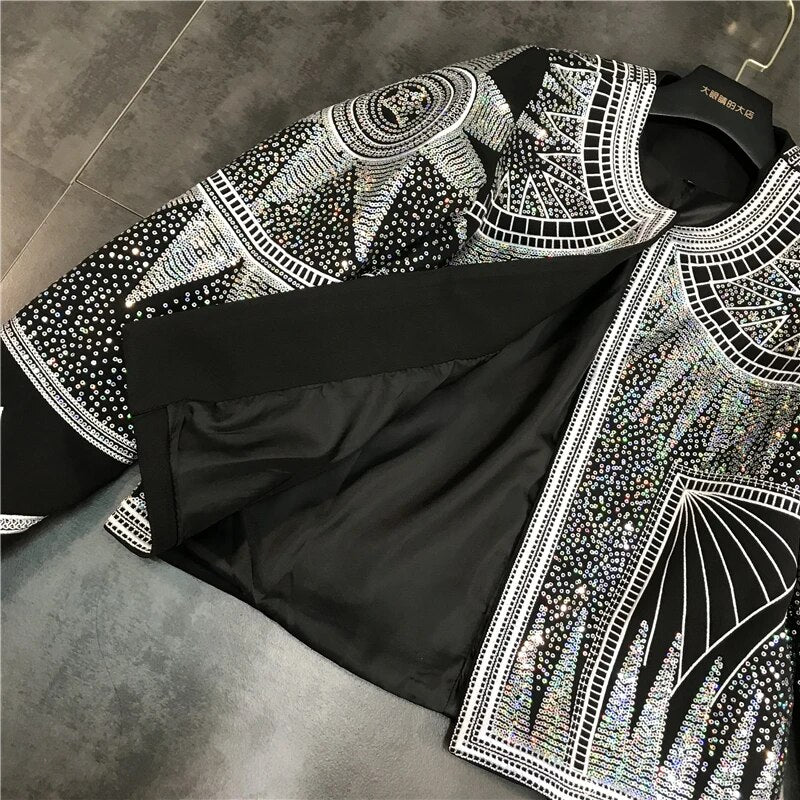 Womens High Quality Sequin Jacket