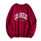 Los Angeles CALIFORNIA Print Sweater For Women