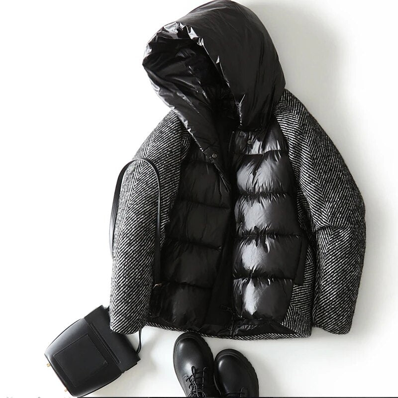 New Arrival Womens Puffy Duck Down Jackets