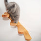 Wall-mounted Cat Climbing Wood Stairs Furniture