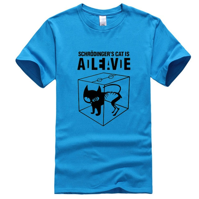 Women's Schrödingers Cat Is Alive & Dead T-Shirt